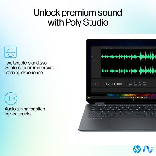 HP OmniBook Ultra Flip 14-fh0006na Copilot+ PC Intel Core Ultra 7 256V Hybrid (2-in-1) 35.6 cm (14") Touchscreen 3K 16 GB LPDDR5x-SDRAM 1 TB SSD Wi-Fi 7 (802.11be) Windows 11 Home Grey