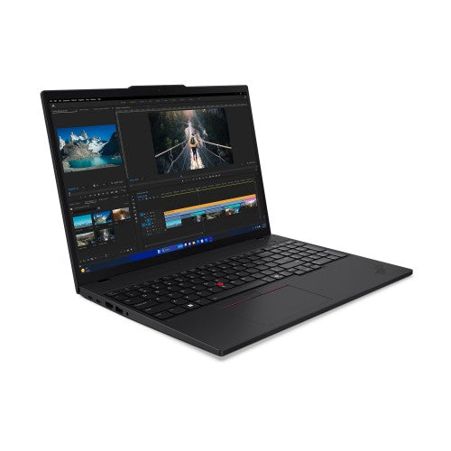 Lenovo ThinkPad T16 Gen 3 Intel Core Ultra 7 155U Laptop 40.6 cm (16") WUXGA 16 GB DDR5-SDRAM 512 GB SSD Wi-Fi 6E (802.11ax) Windows 11 Pro UK English Black