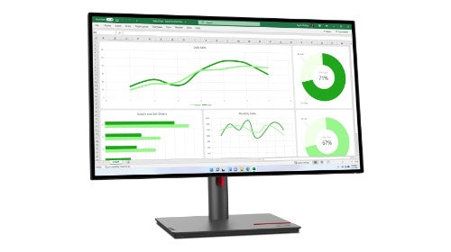 Lenovo ThinkVision P27q-30 LED display 68.6 cm (27") 2560 x 1440 pixels Quad HD Black
