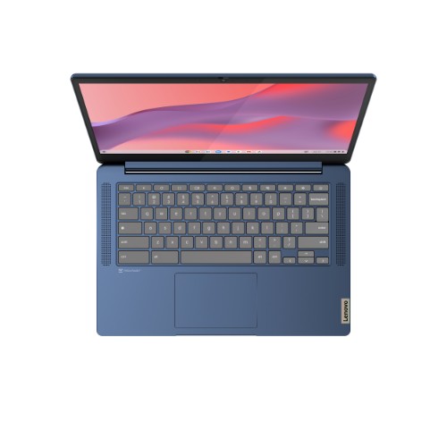 Lenovo IdeaPad Slim 3 Chrome 14M868 MediaTek Kompanio 520 Chromebook 35.6 cm (14") Full HD 4 GB LPDDR4x-SDRAM 64 GB eMMC Wi-Fi 6 (802.11ax) ChromeOS UK English Blue