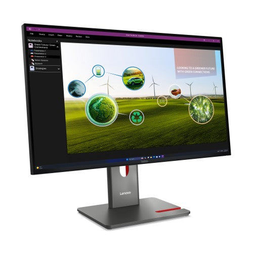Lenovo ThinkVision P27Q-40 LED display 68.6 cm (27") 2560 x 1440 pixels Quad HD Black
