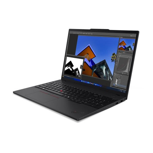 Lenovo ThinkPad T16 Gen 3 Intel Core Ultra 7 155U Laptop 40.6 cm (16") WUXGA 16 GB DDR5-SDRAM 512 GB SSD Wi-Fi 6E (802.11ax) Windows 11 Pro UK English Black