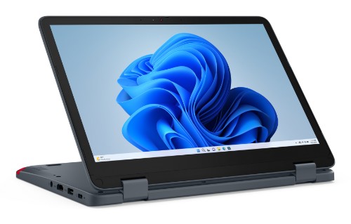 Lenovo 500w 2-in-1 Gen 5 Intel® N N150 Hybrid (2-in-1) 31 cm (12.2") Touchscreen WUXGA 8 GB LPDDR5-SDRAM 128 GB SSD Wi-Fi 6E (802.11ax) Windows 11 Pro English Grey