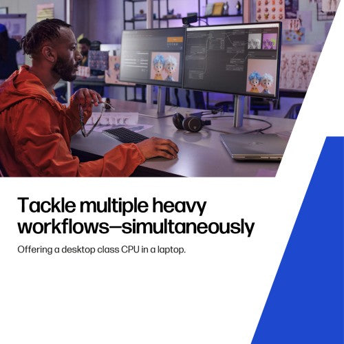 HP ZBook Fury G1i Wolf Pro Security Edition Intel Core Ultra 9 285HX Mobile workstation 40.6 cm (16") WQXGA 64 GB DDR5-SDRAM 2 TB SSD NVIDIA RTX PRO 4000 Blackwell Wi-Fi 7 (802.11be) Windows 11 Pro AI Workstation, AI PC Silver