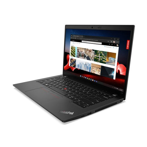 Lenovo ThinkPad L14 Gen 4 (Intel) Intel® Core™ i3 i3-1315U Laptop 35.6 cm (14") Full HD 16 GB DDR4-SDRAM 256 GB SSD Wi-Fi 6 (802.11ax) Windows 11 Pro UK English Black