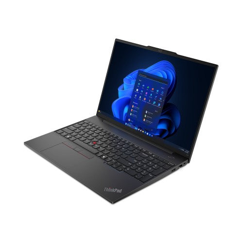 Lenovo ThinkPad E16 Gen 2 (AMD) AMD Ryzen™ 7 7735HS Laptop 40.6 cm (16") WUXGA 16 GB DDR5-SDRAM 512 GB SSD Wi-Fi 6E (802.11ax) Windows 11 Pro UK English Black