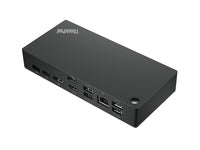 Lenovo 40AY0090UK laptop dock/port replicator Wired USB 3.2 Gen 1 (3.1 Gen 1) Type-C Black (PROMO)