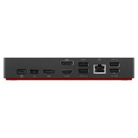 Lenovo 40AY0135UK laptop dock/port replicator Wired USB 3.2 Gen 1 (3.1 Gen 1) Type-C Black