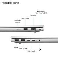 HP EliteBook 6 G1a Next Gen AI PC Wolf Pro Security Edition Copilot+ PC AMD Ryzen AI 7 350 Laptop 35.6 cm (14") Touchscreen WUXGA 16 GB DDR5-SDRAM 512 GB SSD Wi-Fi 7 (802.11be) Windows 11 Pro Silver