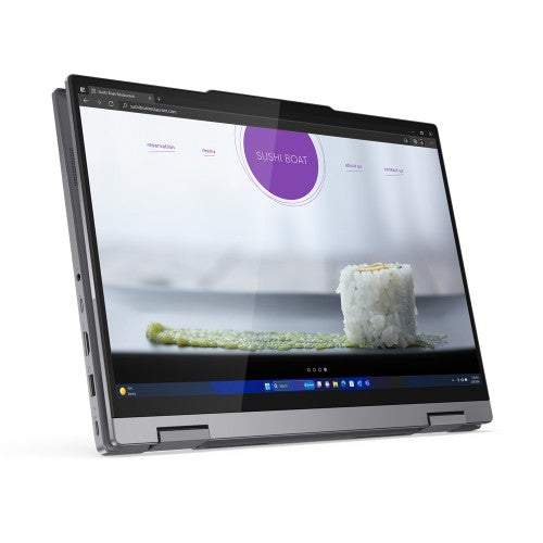 Lenovo ThinkBook 14 2-in-1 G4 IML Intel Core Ultra 7 155U Hybrid (2-in-1) 35.6 cm (14") Touchscreen WUXGA 16 GB DDR5-SDRAM 512 GB SSD Wi-Fi 6E (802.11ax) Windows 11 Pro English Grey