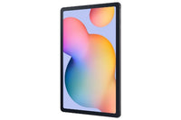 Samsung Galaxy Tab S6 Lite 2024 tablet in black with 10.4-inch vibrant display and slim bezels.