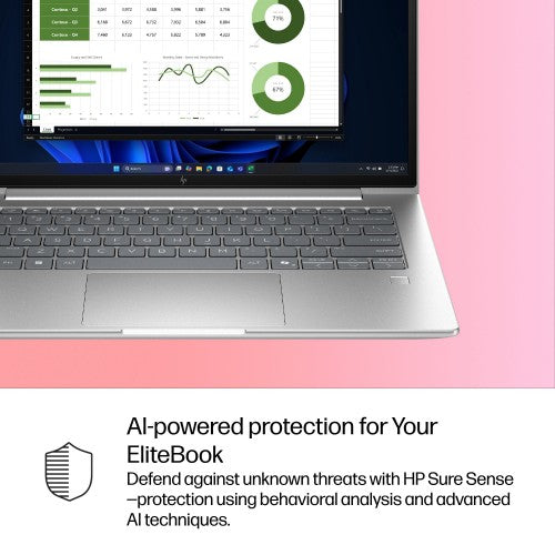 HP EliteBook 6 G1i AI Intel Core Ultra 5 225U Laptop 35.6 cm (14") WUXGA 16 GB DDR5-SDRAM 512 GB SSD Wi-Fi 7 (802.11be) Windows 11 Pro AI PC Silver