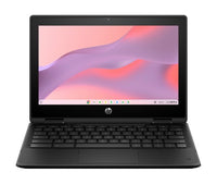 HP Fortis Flip G1m 11 inch Chromebook MediaTek 520 29.5 cm (11.6") Touchscreen HD 8 GB LPDDR4x-SDRAM 64 GB eMMC Wi-Fi 6 (802.11ax) ChromeOS Black