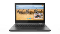 Lenovo 300e Windows 2nd Gen Intel® Celeron® N N4120 Hybrid (2-in-1) 29.5 cm (11.6") Touchscreen HD 4 GB LPDDR4-SDRAM 64 GB eMMC Wi-Fi 5 (802.11ac) Windows 10 Pro Education Black