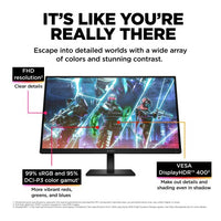 OMEN by HP 27 inch FHD 240Hz Gaming Monitor - OMEN 27s