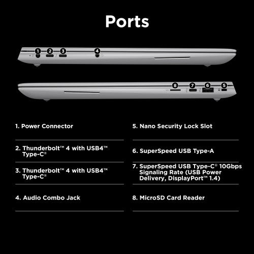 HP ZBook Studio G11 Intel Core Ultra 7 155H Mobile workstation 40.6 cm (16") WQUXGA 32 GB DDR5-SDRAM 512 GB SSD NVIDIA GeForce RTX 4070 Wi-Fi 7 (802.11be) Windows 11 Pro Silver