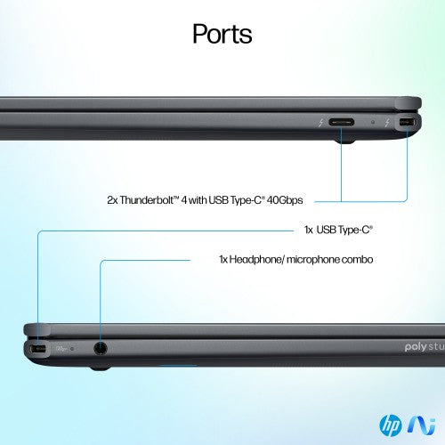 HP OmniBook Ultra Flip 14-fh0004na Copilot+ PC Intel Core Ultra 7 258V Laptop 35.6 cm (14") Touchscreen 3K 32 GB LPDDR5x-SDRAM 2 TB SSD Wi-Fi 7 (802.11be) Windows 11 Home Grey