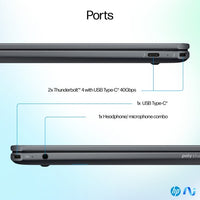 HP OmniBook Ultra Flip 14-fh0006na Copilot+ PC Intel Core Ultra 7 256V Hybrid (2-in-1) 35.6 cm (14") Touchscreen 3K 16 GB LPDDR5x-SDRAM 1 TB SSD Wi-Fi 7 (802.11be) Windows 11 Home Grey
