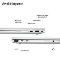 HP EliteBook 8 G1i Next Gen AI Wolf Pro Security Edition Copilot+ PC Intel Core Ultra 5 228V Laptop 35.6 cm (14") WUXGA 32 GB LPDDR5x-SDRAM Wi-Fi 7 (802.11be) Windows 11 Pro Silver