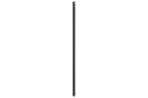 Slim black Samsung stylus pen for Galaxy Tab S6 Lite with rounded tip and button near end.