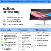 HP Series 7 Pro 34 inch WQHD Conferencing Monitor - 734pm