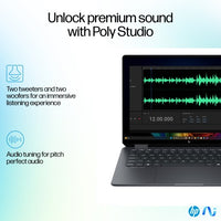 HP OmniBook Ultra Flip 14-fh0006na Copilot+ PC Intel Core Ultra 7 256V Hybrid (2-in-1) 35.6 cm (14") Touchscreen 3K 16 GB LPDDR5x-SDRAM 1 TB SSD Wi-Fi 7 (802.11be) Windows 11 Home Grey