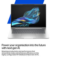 HP EliteBook 6 G1a Next Gen AI PC Copilot+ PC AMD Ryzen AI 5 340 Laptop 35.6 cm (14") WUXGA 24 GB DDR5-SDRAM 512 GB SSD Wi-Fi 6E (802.11ax) Windows 11 Pro Silver