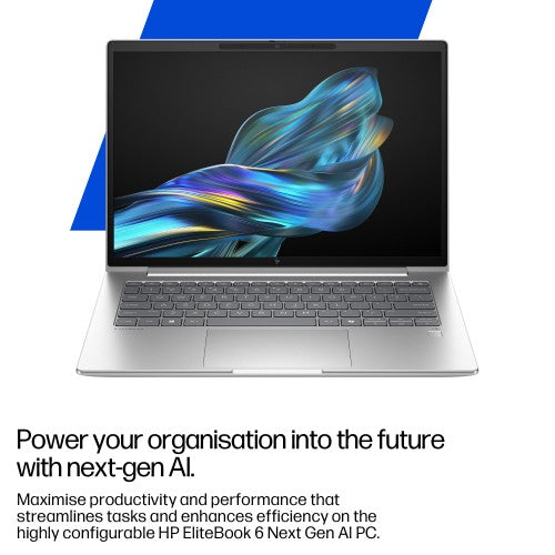 HP EliteBook 6 G1a Next Gen AI PC Copilot+ PC AMD Ryzen AI 5 340 Laptop 35.6 cm (14") WUXGA 16 GB DDR5-SDRAM 512 GB SSD Wi-Fi 6E (802.11ax) Windows 11 Pro Silver
