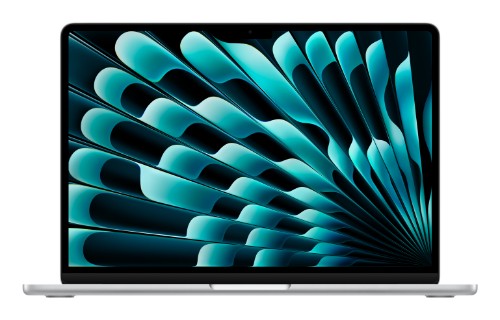 Apple MacBook Air 13-inch : M4 chip with 10-core CPU and 8-core GPU, 16GB, 256GB SSD - Silver