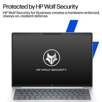 HP EliteBook 8 G1i Next Gen AI Wolf Pro Security Edition Copilot+ PC Intel Core Ultra 7 256V Laptop 35.6 cm (14") Touchscreen WUXGA 16 GB LPDDR5x-SDRAM Wi-Fi 7 (802.11be) Windows 11 Pro Silver
