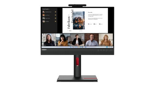 Lenovo ThinkCentre Tiny-In-One 22 Gen 5 LED display 54.6 cm (21.5") 1920 x 1080 pixels Full HD Touchscreen Black