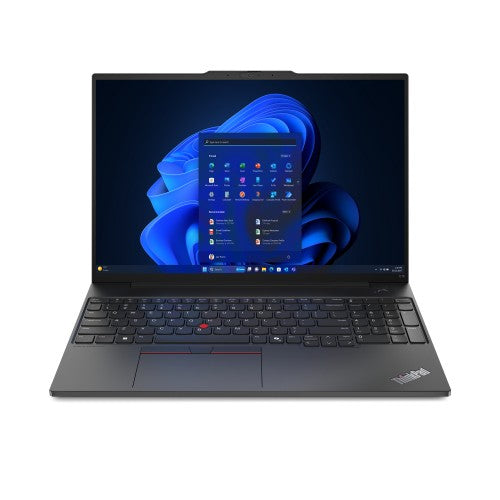Lenovo ThinkPad E16 Gen 2 (Intel) Intel Core Ultra 7 155H Laptop 40.6 cm (16") WUXGA 16 GB DDR5-SDRAM 512 GB SSD Wi-Fi 6E (802.11ax) Windows 11 Pro English Black