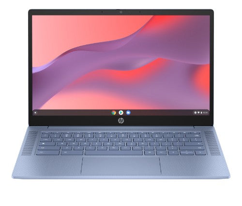 HP Chromebook 14a-nf0002sa Intel® N N100 35.6 cm (14") HD 4 GB LPDDR5-SDRAM 128 GB Flash Wi-Fi 6E (802.11ax) ChromeOS Grey