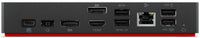 Lenovo ThinkPad Universal Thunderbolt 4 Smart Dock Wired Black