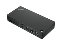 Lenovo 40AY0090UK laptop dock/port replicator Wired USB 3.2 Gen 1 (3.1 Gen 1) Type-C Black (PROMO)