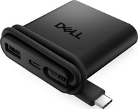 DELL DA225 Wired USB 3.2 Gen 1 (3.1 Gen 1) Type-C Black