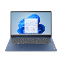 Lenovo IdeaPad Slim 3 14IAN8 Intel® N N100 Laptop 35.6 cm (14") Full HD 4 GB LPDDR5-SDRAM 128 GB Flash Wi-Fi 6 (802.11ax) Windows 11 Home in S mode Blue