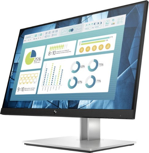 HP E-Series E22 G4 computer monitor 54.6 cm (21.5") 1920 x 1080 pixels Full HD LCD Black, Silver