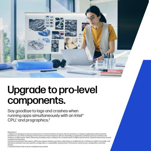 HP ZBook 8 G1i Data Science Intel Core Ultra 9 285H Mobile workstation 35.6 cm (14") WUXGA 32 GB DDR5-SDRAM 1 TB SSD NVIDIA RTX 500 Ada Wi-Fi 7 (802.11be) Windows 11 Pro AI Workstation, AI PC Silver