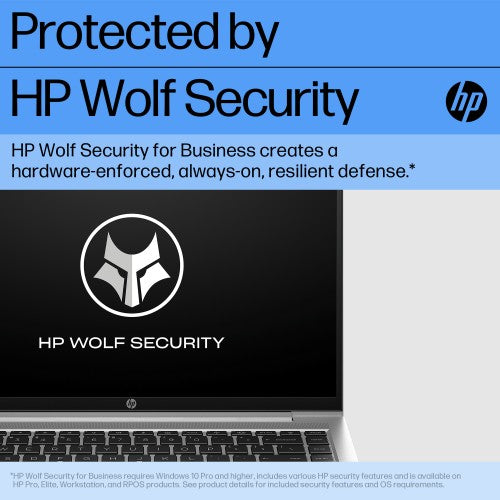 HP ProBook 440 G10 Intel® Core™ i5 i5-1335U Laptop 35.6 cm (14") Full HD 8 GB DDR4-SDRAM 256 GB SSD Wi-Fi 6E (802.11ax) Windows 11 Pro Silver