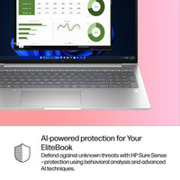 HP EliteBook 6 G1i 16 inch Notebook AI PC Wolf Pro Security Edition Intel Core Ultra 7 255U Laptop 40.6 cm (16") Touchscreen WUXGA 32 GB DDR5-SDRAM 512 GB SSD Wi-Fi 7 (802.11be) Windows 11 Pro Silver