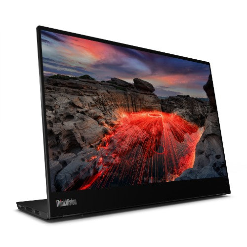 Lenovo ThinkVision M14t Gen 2 LED display 35.6 cm (14") 2240 x 1400 pixels 2.2K Touchscreen Black