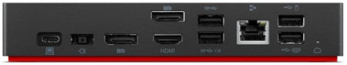 Lenovo ThinkPad Universal USB-C Smart Dock Wired USB 3.2 Gen 2 (3.1 Gen 2) Type-C Black