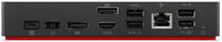 Lenovo ThinkPad Universal USB-C Smart Dock Wired USB 3.2 Gen 2 (3.1 Gen 2) Type-C Black