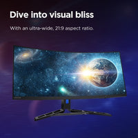 Lenovo Legion R34w-30 computer monitor 86.4 cm (34") 3440 x 1440 pixels Wide Quad HD LCD Black