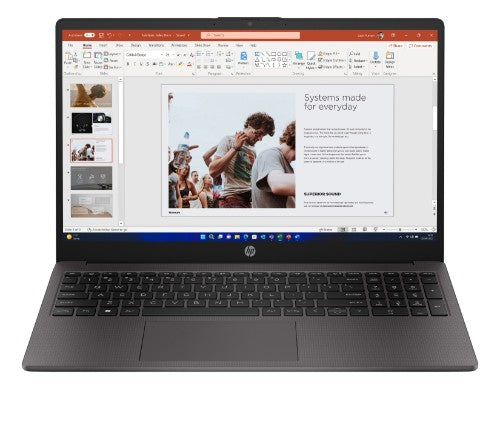 HP 255 G10 AMD Ryzen™ 5 7530U Laptop 39.6 cm (15.6") Full HD 8 GB DDR4-SDRAM 256 GB SSD Wi-Fi 6 (802.11ax) Windows 11 Pro Silver