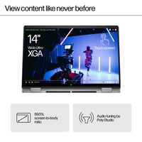 HP ENVY x360 14-fc0005na Intel Core Ultra 5 125U Hybrid (2-in-1) 35.6 cm (14") Touchscreen 3K 16 GB LPDDR5-SDRAM 512 GB SSD Wi-Fi 6E (802.11ax) Windows 11 Home AI PC Silver