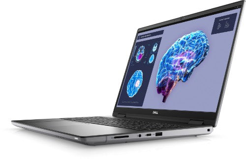 DELL Precision 7680 Intel® Core™ i7 i7-13850HX Mobile workstation 40.6 cm (16") Full HD+ 32 GB DDR5-SDRAM 1 TB SSD NVIDIA RTX 2000 Ada Wi-Fi 6E (802.11ax) Windows 11 Pro UK English Grey