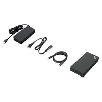 Lenovo 40AY0135UK laptop dock/port replicator Wired USB 3.2 Gen 1 (3.1 Gen 1) Type-C Black