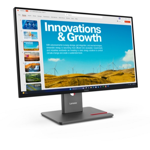 Lenovo ThinkVision P24QD-40 LED display 2560 x 1440 pixels Wide Quad HD Black